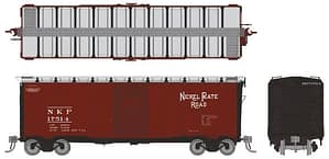 HO 1937 AAR 40' Boxcar - Round corner: NKP: Single Car