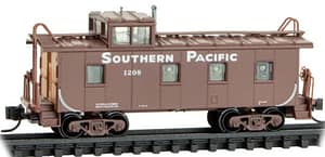 SOUTHERN PACIFIC 36FT RIVETED STEEL CABOOSE RD# 1208