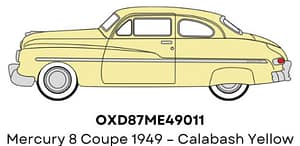Mercury 8 Coupe 1949 – Calabash Yellow