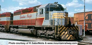 CP SMALL REAR #'S SD40 (NO DITCH LIGHTS) #5502 DCC READY