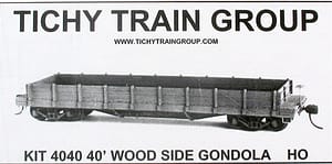 Ho 40'Flatcar/Gondola