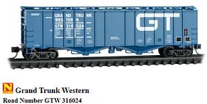 GRAND TRUNK WESTERN 50FT AIRSLIDE RD# 316024