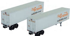 DENVER & RIO GRANDE WESTERN 45FT TRAILER # 730123