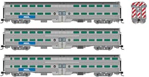 N Gallery Commuter Car: Metra - BNSF: Set #1 (Cab: 810 Coaches: 747 774)