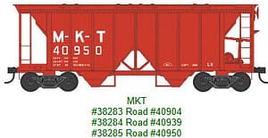 N 70 Ton Two Bay Covered Hopper MKT RD# 40904