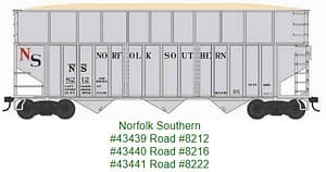 NS 70 TON RIB SIDE WOOD CHIP HOPPER # 8212