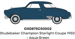 Studebaker Champion Starlight Coupe 1950 – Aqua Green