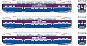 N Bilevel Commuter Car ACE Early Set#3