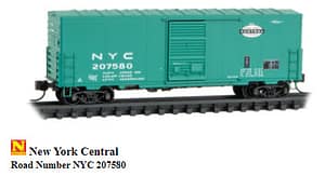 NEW YORK CENTRAL 40FT BOXCAR RD# 207580