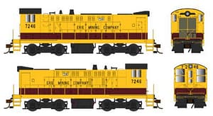 ERIE MINING BALDWIN S-12 # 7246 DCC/LOKSOUND