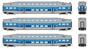 N Bilevel Comm Car AMT Montreal Set#3