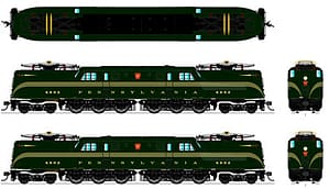 PRR GG1 DGLE 5 STRIPE GOLD LETTERING RD# 4802