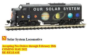 SOLAR SYTEM SERIES LOCOMOTIVE