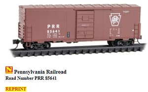 PRR 40FT BOXCAR RD# 85641