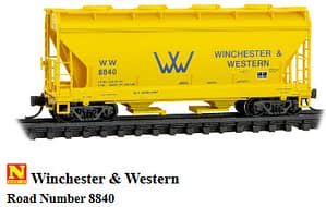 WINCHESTER & WESTERN 2 BAY HOPPER RD# 8840