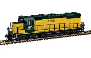 ATLAS 40 005 622 CHICAGO & NORTHWESTERN GP-38 LOW NOSE # 4705 DCC/SOUND - 2 PCS LEFT