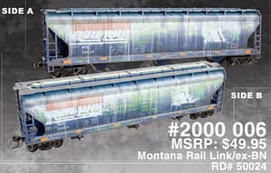 HO - MT ACCURAIL MONTANA RAIL LINK EX BN HOPPER KIT