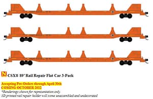 CSX 89FT RAIL REPAIR 3 PACK