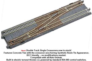 #4 LEFT HAND DOUBLE TRACK SINGLE CROSSOVER