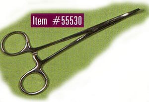 5' Curved Hemostats