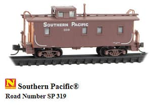 SOUTHERN PACIFIC 34FT WOOD SHEATHED CABOOSE RD #SP 319