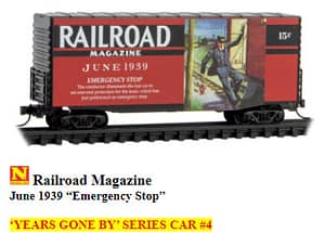 MODEL RAILROADER SERIES - CAR # 4 N scale