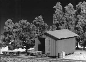 Ho Handcar Shed Kit