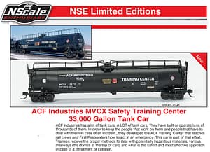 SPECIAL RUN ATLAS ACFMCVX SAFETY TRAINING 33,000 GAL TANK CAR