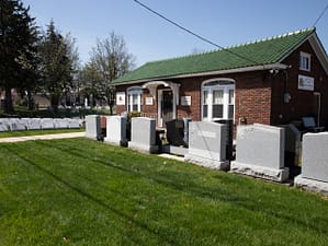 upright headstone and tombstone maker Passaic County NJ