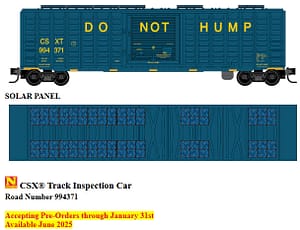 CSX TRACK INSPECTION CAR