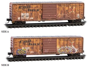 NEW SERIES - RAILBOX REPATCHED CAR #1 - BN EX RAILBOX