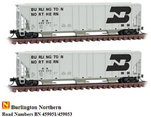 BURLINGTON NORTHERN 3 BAY HOPPER RD# 459051