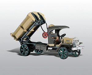 American Construction Equipment (Unpainted Metal Kit) Early 1-1/2 Ton Federal Dump Truck