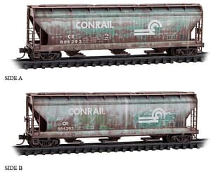 CONRAIL FAMILY TREE CAR #1 - CONRAIL EX PC EX NYC
