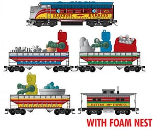 Z SCALE - ROBOT CHRISTMAS TRAIN SET - FOAM NEST
