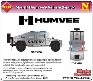 SHERIFF HUMVEE 2 PACK