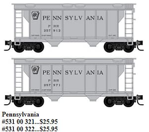PENNSY 2 BAY HOPPER #357912