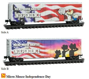MICRO-TRAINS SALUTES OUR INDEPENDENCE - N SCALE