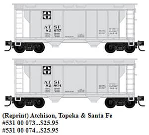 ATSF 2 BAY HOPPER #82657
