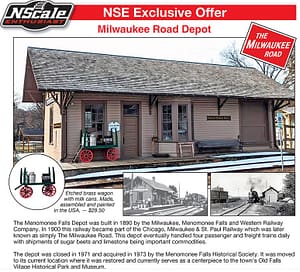 Special Run N scale Architect Milwaukee Road Depot