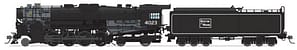 7884 BOSTON & MAINE 2-8-4 BERKSHIRE, T1B #4023, 6-AXLE TENDER, PARAGON4 SOUND/DC/DCC, SMOKE, HO