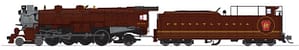 8499 PRR M1B 4-8-2, #6744, TUSCAN FANTASY SCHEME, NO-SOUND / DCC-READY, N SCALE - PRICE INCLUDES FREE PRIORITY MAIL SHIPPING/INSURANCE