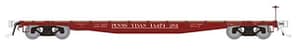 HO F30A 50' Flat Car: PRR - Delivery: 6-Pack