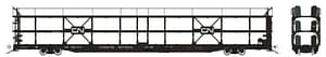 HO NSC 89' Tri-Level Autorack: CN Rail - Delivery: 6-Pack