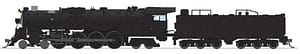 9406 ATSF 4-8-4, UNLETTERED, PARAGON4 SOUND/DC/DCC, N, W/ SMOKE