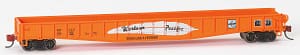 Special Run Eastern Seaboard Models WESTERN PACIFIC 65ft mill gondola rd# 1777 W/MT TRUCKS/COUPLERS