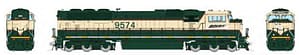 N SD70MAC BNSF#9721 Swoosh Logo w/Sound