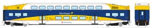 HO BiLevel Commuter Car: Northstar: Coach #704