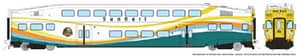 HO BiLevel Commuter Car: SunRail: Cab #2004