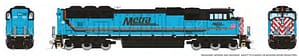 N SD70MACH Metra#500 RTA Scheme
